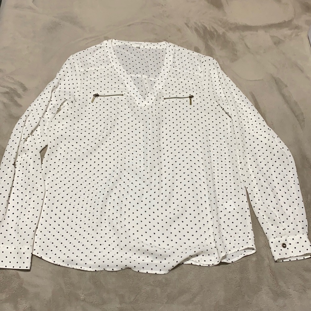 Polka dot maurices perfect blouse